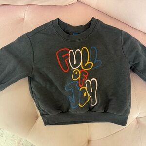 Old Navy Kids Full of Joy Graphic Sweatshirt - Black